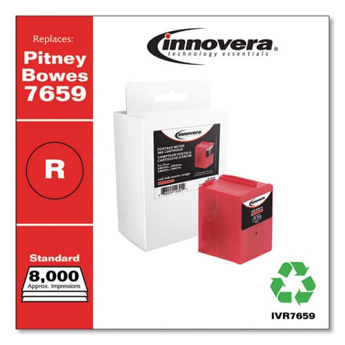 Innovera Compatible Red Postage Meter Ink Replacement For 765-9 (7659) 8,000 Page-yield - Technology - Innovera®