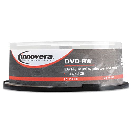 Innovera Dvd-rw Rewriteable Disc 4.7 Gb 4x Spindle Silver 25/pack - Technology - Innovera®