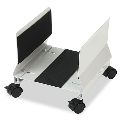 Innovera Metal Mobile Cpu Stand 10.25w X 10.63d X 9.75h Light Gray - Furniture - Innovera®