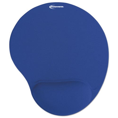 Innovera Mouse Pad With Fabric-covered Gel Wrist Rest 10.37 X 8.87 Gray - Technology - Innovera®