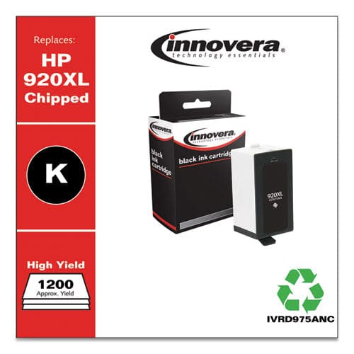 Innovera Remanufactured Black High-yield Ink Replacement For 920xl (cd975an) 1,200 Page-yield - Technology - Innovera®