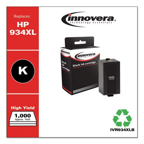 Innovera Remanufactured Black High-yield Ink Replacement For 934xl (c2p23an) 1,000 Page-yield - Technology - Innovera®