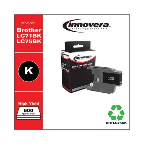 Innovera Remanufactured Black High-yield Ink Replacement For Lc75bk 600 Page-yield - Technology - Innovera®