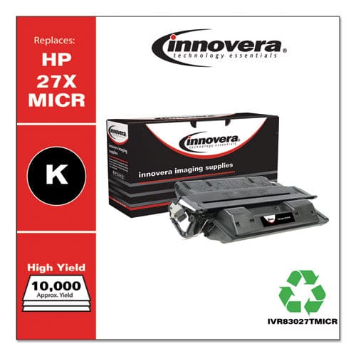 Innovera Remanufactured Black High-yield Micr Toner Replacement For 27xm (c4127xm) 6,000 Page-yield - Technology - Innovera®