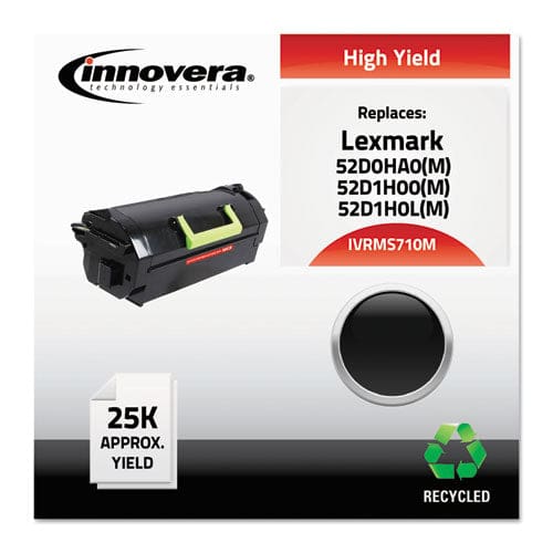 Innovera Remanufactured Black High-yield Micr Toner Replacement For Ms710m (52d0ha0) 25,000 Page-yield - Technology - Innovera®