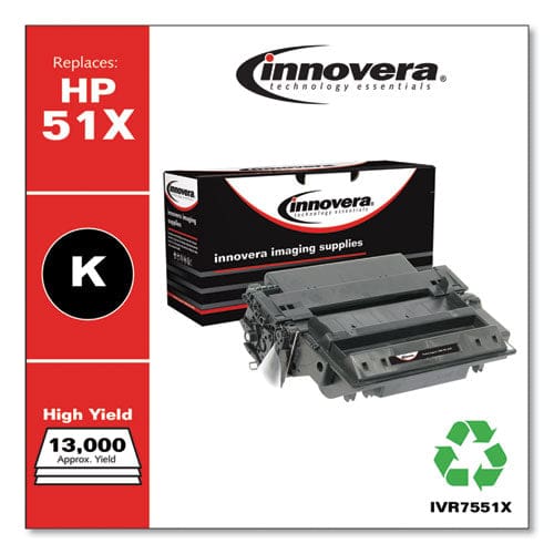 Innovera Remanufactured Black High-yield Toner Replacement For 51x (q7551x) 13,000 Page-yield - Technology - Innovera®