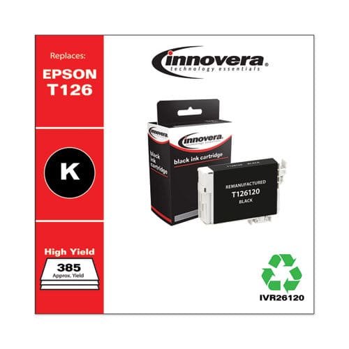 Innovera Remanufactured Black Ink Replacement For 126 (t126120) 385 Page-yield - Technology - Innovera®