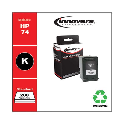 Innovera Remanufactured Black Ink Replacement For 74 (cb335wn) 200 Page-yield - Technology - Innovera®