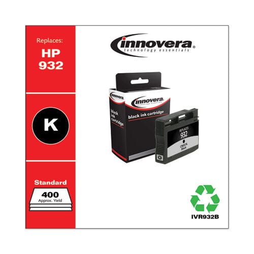Innovera Remanufactured Black Ink Replacement For 932 (cn057a) 400 Page-yield - Technology - Innovera®