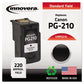 Innovera Remanufactured Black Ink Replacement For Pg-210 (2974b001) 220 Page-yield - Technology - Innovera®