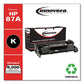 Innovera Remanufactured Black Toner Replacement For 87a (cf287a) 9,000 Page-yield - Technology - Innovera®