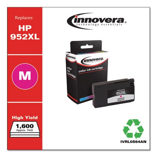Innovera Remanufactured Cyan High-yield Ink Replacement For 952xl (l0s61an) 1,600 Page-yield - Technology - Innovera®