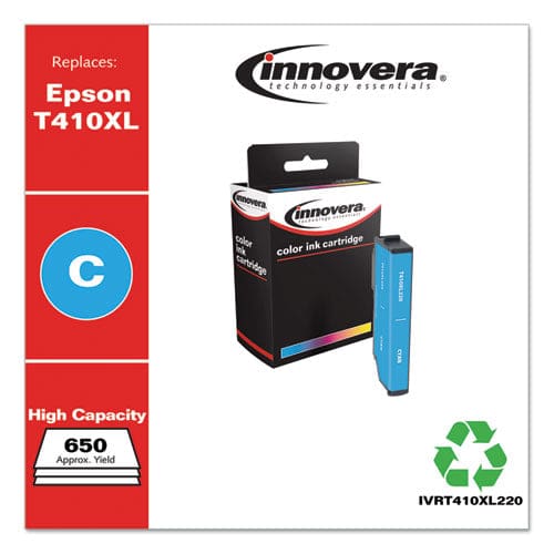 Innovera Remanufactured Cyan High-yield Ink Replacement For T410xl (t410xl220) 650 Page-yield - Technology - Innovera®