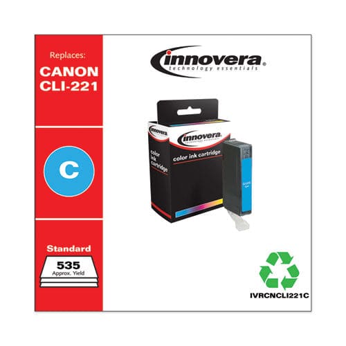 Innovera Remanufactured Cyan Ink Replacement For Cli-221c (2947b001) 535 Page-yield - Technology - Innovera®