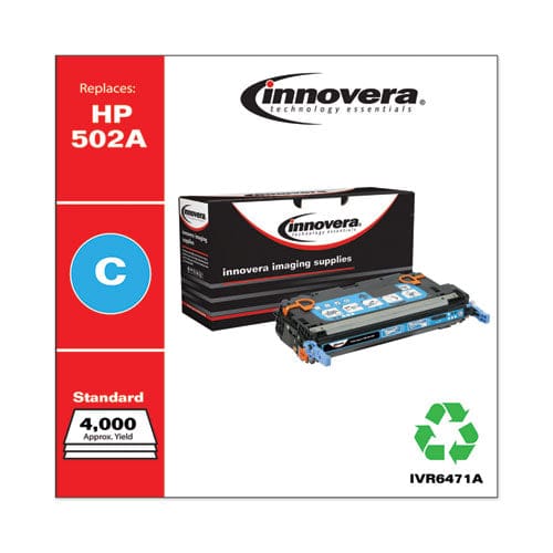 Innovera Remanufactured Cyan Toner Replacement For 502a (q6471a) 4,000 Page-yield - Technology - Innovera®