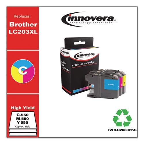 Innovera Remanufactured Cyan/magenta/yellow High-yield Ink Replacement For Lc2033pks 550 Page-yield - Technology - Innovera®