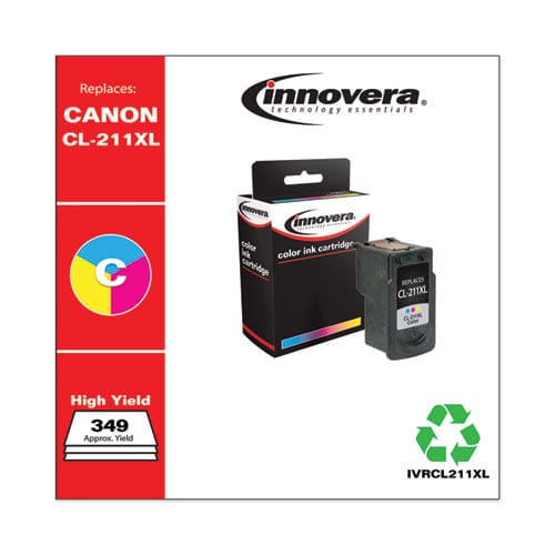 Innovera Remanufactured Tri-color High-yield Ink Replacement For Cl-211xl (2975b001) 349 Page-yield - Technology - Innovera®