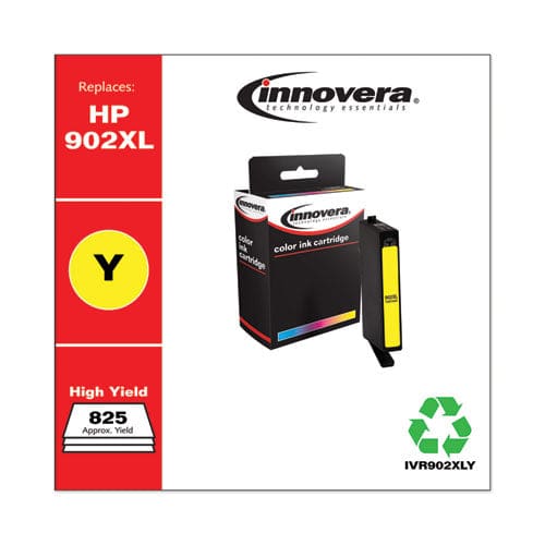 Innovera Remanufactured Yellow High-yield Ink Replacement For 902xl (t6m10an) 825 Page-yield - Technology - Innovera®