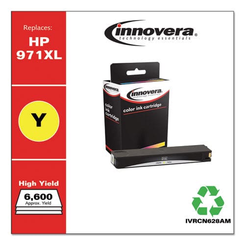 Innovera Remanufactured Yellow High-yield Ink Replacement For 971xl (cn628am) 6,600 Page-yield - Technology - Innovera®