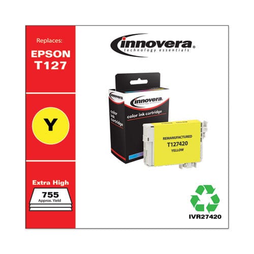 Innovera Remanufactured Yellow Ink Replacement For 127 (t127420) 755 Page-yield - Technology - Innovera®