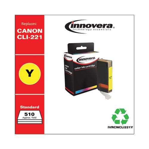 Innovera Remanufactured Yellow Ink Replacement For Cli-221y (2949b001) 510 Page-yield - Technology - Innovera®