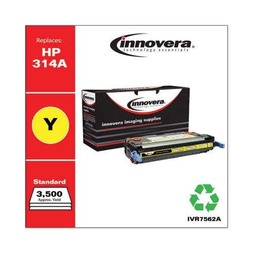 Innovera Remanufactured Yellow Toner Replacement For 314a (q7562a) 3,500 Page-yield - Technology - Innovera®