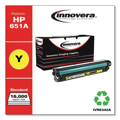 Innovera Remanufactured Yellow Toner Replacement For 651a (ce342a) 13,500 Page-yield - Technology - Innovera®