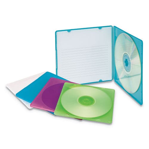 Innovera Slim Cd Case Assorted Colors 10/pack - Technology - Innovera®