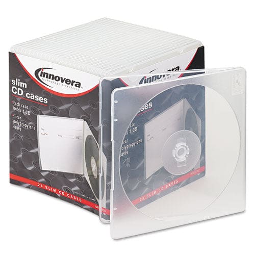 Innovera Slim Cd Case Assorted Colors 10/pack - Technology - Innovera®