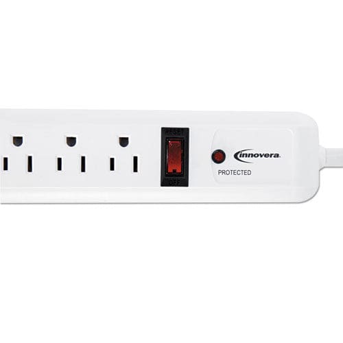 Innovera Surge Protector 6 Ac Outlets 4 Ft Cord 540 J White - Technology - Innovera®