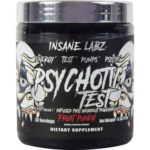 Insane Labz Psychotic Test Fruit Punch 30 servings - Insane Labz