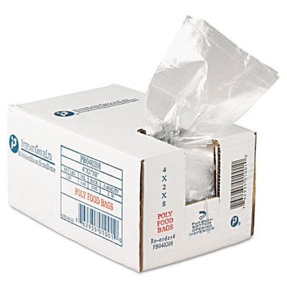 Inteplast Group Food Bags 16 Oz 0.68 Mil 4 X 8 Clear 1,000/carton - Food Service - Inteplast Group