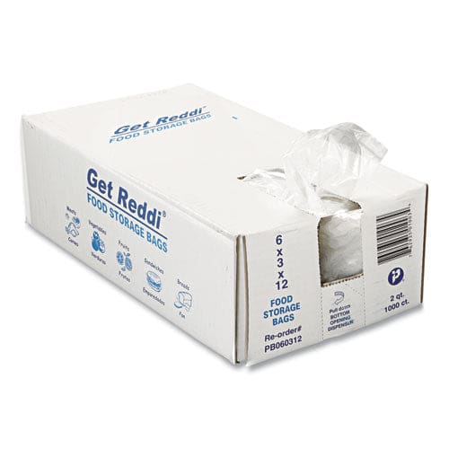 Inteplast Group Food Bags 2 Qt 0.68 Mil 6 X 12 Clear 1,000/carton - Food Service - Inteplast Group