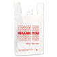 Inteplast Group Hdpe T-shirt Bags 14 Microns 12 X 23 White 500/carton - Food Service - Inteplast Group