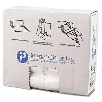 Inteplast Group High-density Commercial Can Liners 16 Gal 6 Microns 24 X 33 Natural 50 Bags/roll 20 Rolls/carton - Janitorial & Sanitation -