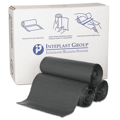 Inteplast Group High-density Commercial Can Liners 55 Gal 0.87 Mil 36 X 60 Black 150/carton - Janitorial & Sanitation - Inteplast Group
