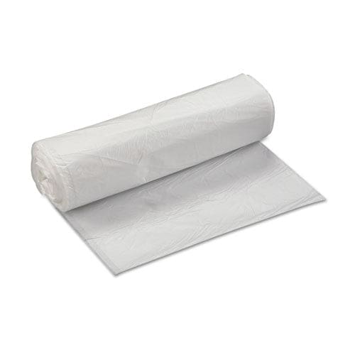 Inteplast Group High-density Interleaved Commercial Can Liners 33 Gal 13 Microns 33 X 40 Clear 25 Bags/roll 20 Rolls/carton - Janitorial &