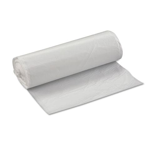 Inteplast Group High-density Interleaved Commercial Can Liners 33 Gal 17 Microns 33 X 40 Clear 25 Bags/roll 10 Rolls/carton - Janitorial &