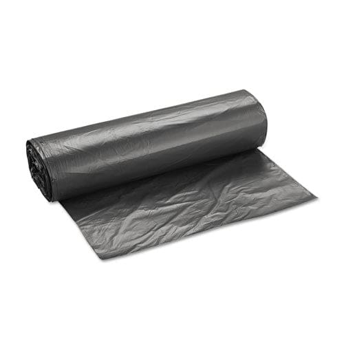 Inteplast Group High-density Interleaved Commercial Can Liners 45 Gal 16 Microns 40 X 48 Black 25 Bags/roll 10 Rolls/carton - Janitorial &