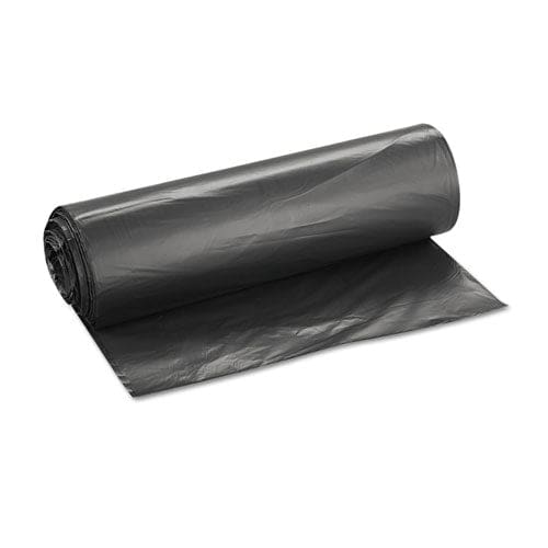 Inteplast Group High-density Interleaved Commercial Can Liners 45 Gal 22 Microns 40 X 48 Black 25 Bags/roll 6 Rolls/carton - Janitorial &