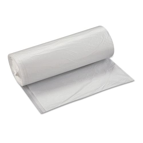 Inteplast Group High-density Interleaved Commercial Can Liners 60 Gal 17 Microns 38 X 60 Clear 25 Bags/roll 8 Rolls/carton - Janitorial &