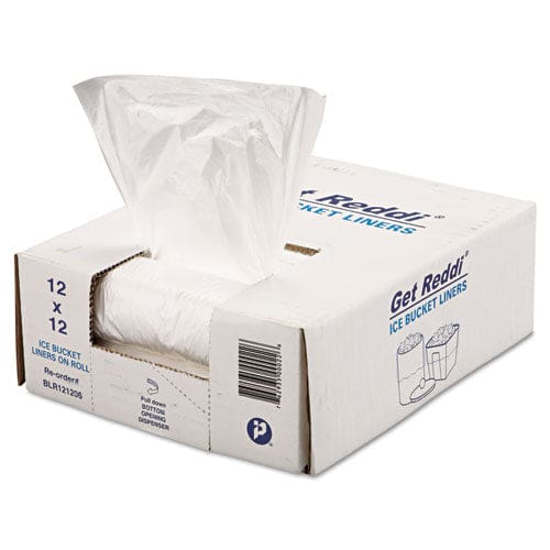 Inteplast Group Ice Bucket Liner Bags 3 Qt 0.24 Mil 12 X 12 Clear 1,000/carton - Food Service - Inteplast Group