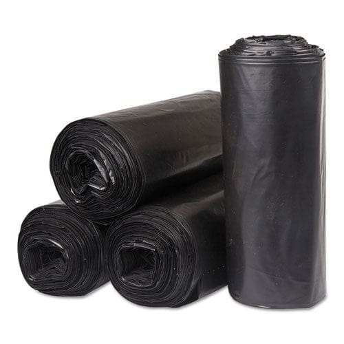 Inteplast Group Institutional Low-density Can Liners 10 Gal 0.35 Mil 24 X 24 Black 50 Bags/roll 20 Rolls/carton - Janitorial & Sanitation -