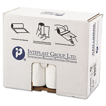 Inteplast Group Low-density Commercial Can Liners 30 Gal 0.7 Mil 30 X 36 White 25 Bags/roll 8 Rolls/carton - Janitorial & Sanitation -