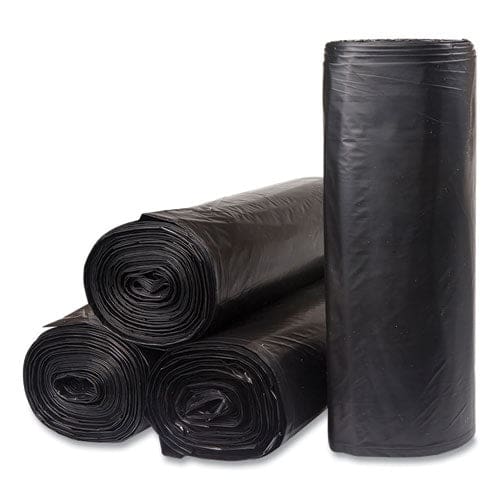 Inteplast Group Low-density Commercial Can Liners 45 Gal 1.2 Mil 40 X 46 Black 10 Bags/roll 10 Rolls/carton - Janitorial & Sanitation -