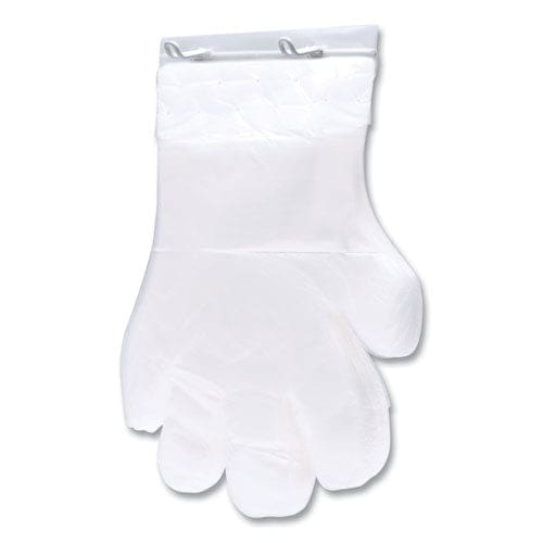 Inteplast Group Reddi-to-go Poly Gloves On Wicket One Size Clear 8,000/carton - Janitorial & Sanitation - Inteplast Group
