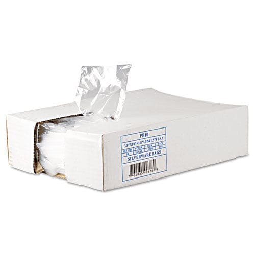 Inteplast Group Silverware Bags 0.7 Mil 3.5 X 1.5 Clear 2,000/carton - Food Service - Inteplast Group