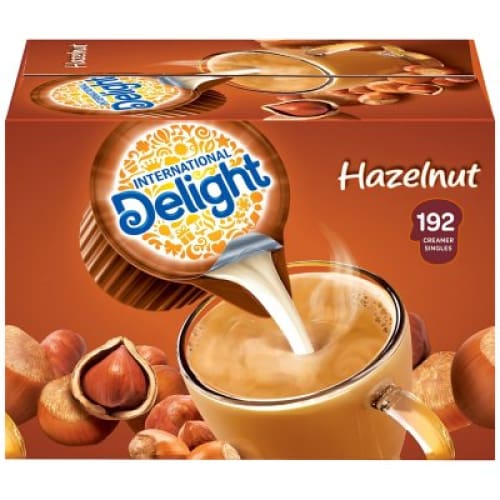 International Delight Hazelnut Coffee Creamer Singles (192 ct.) - International Delight