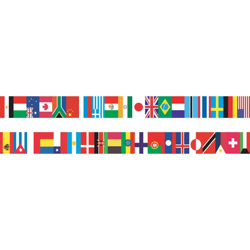 International Flags Spotlight Border (Pack of 10) - Border/Trimmer - Teacher Created Resources