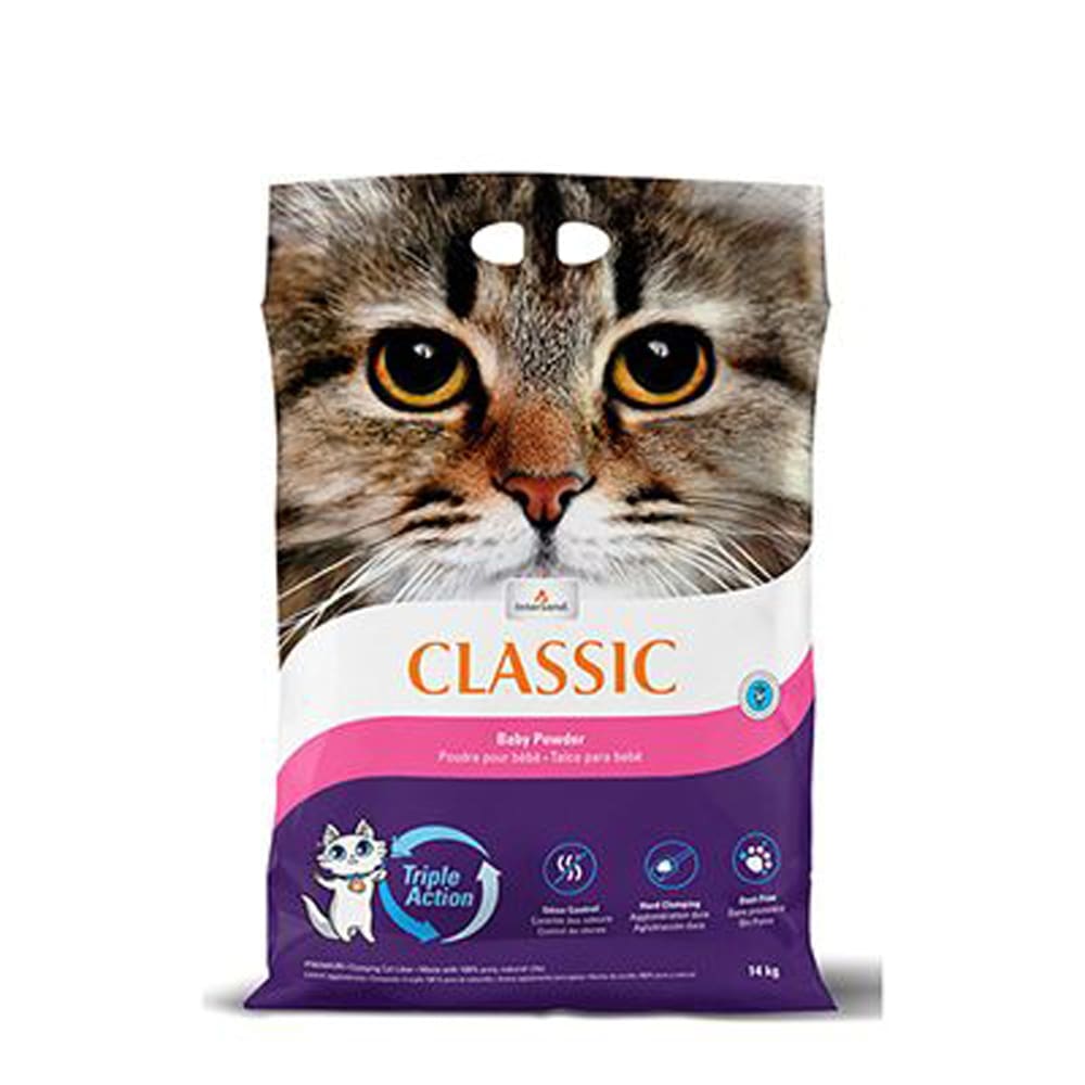 Intersand Classic Baby Powder Cat Litter 30 lb - Pet Supplies - Intersand
